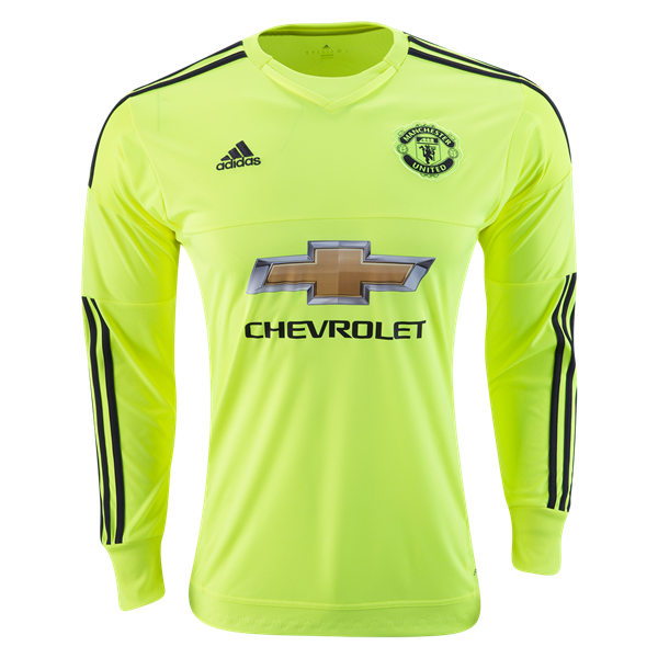 Manchester United Green Goalkeeper 2016/17 LS Soccer Jersey Shirt